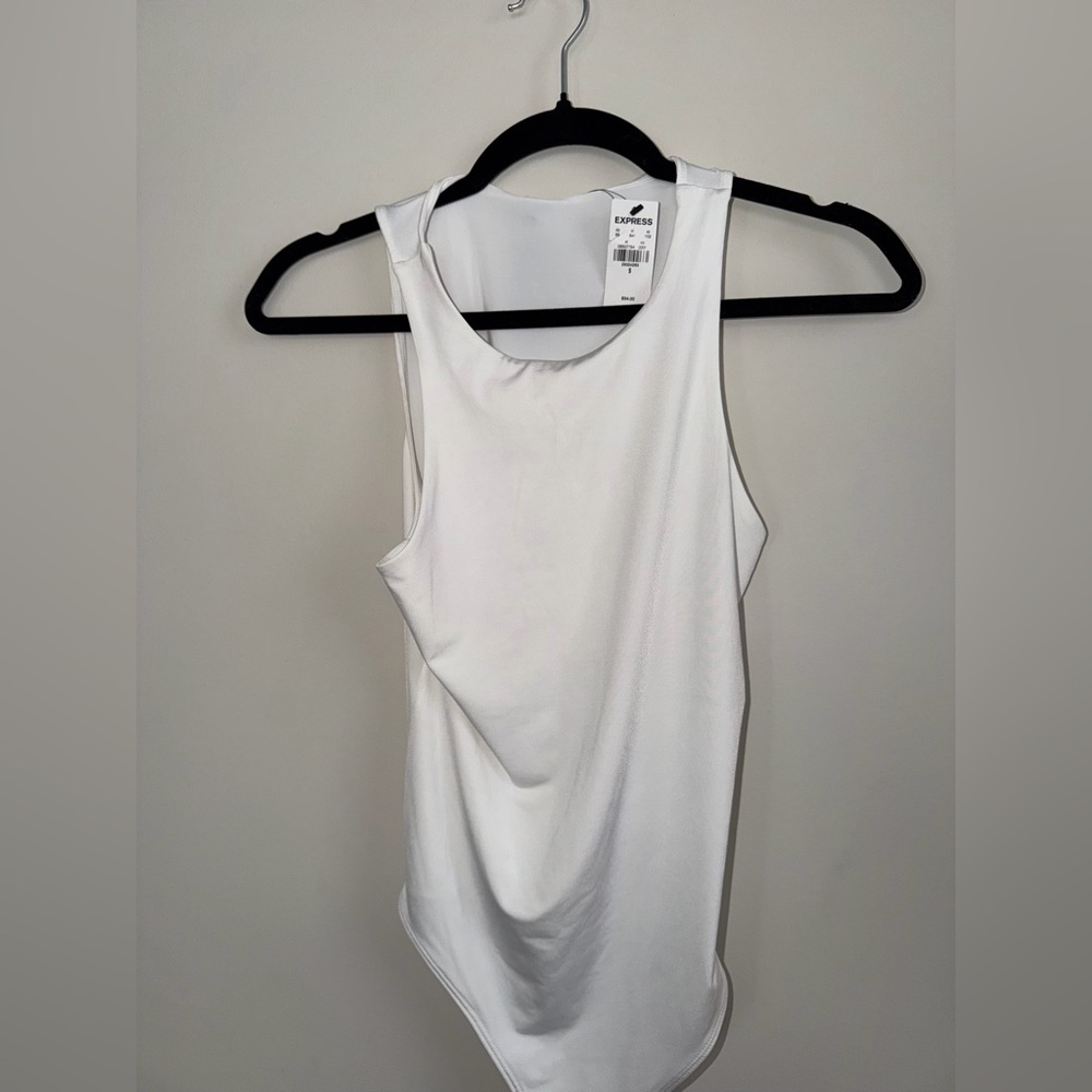 Express Women's Classic White Bodysuit